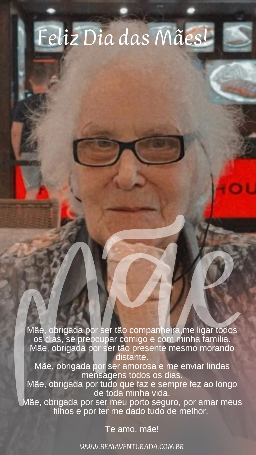 Mensagem Dia das Mães