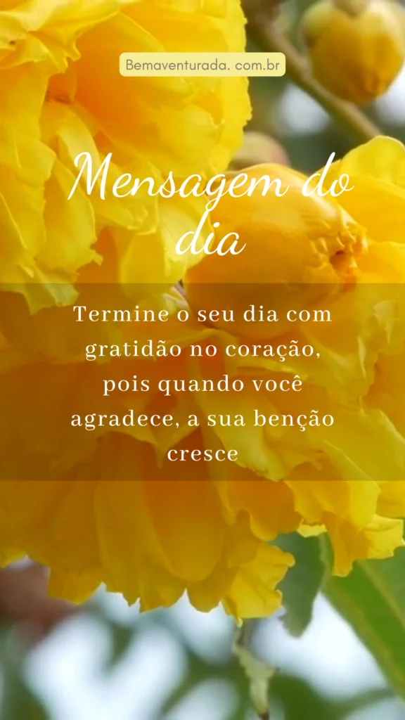 Mensagem de reflexão