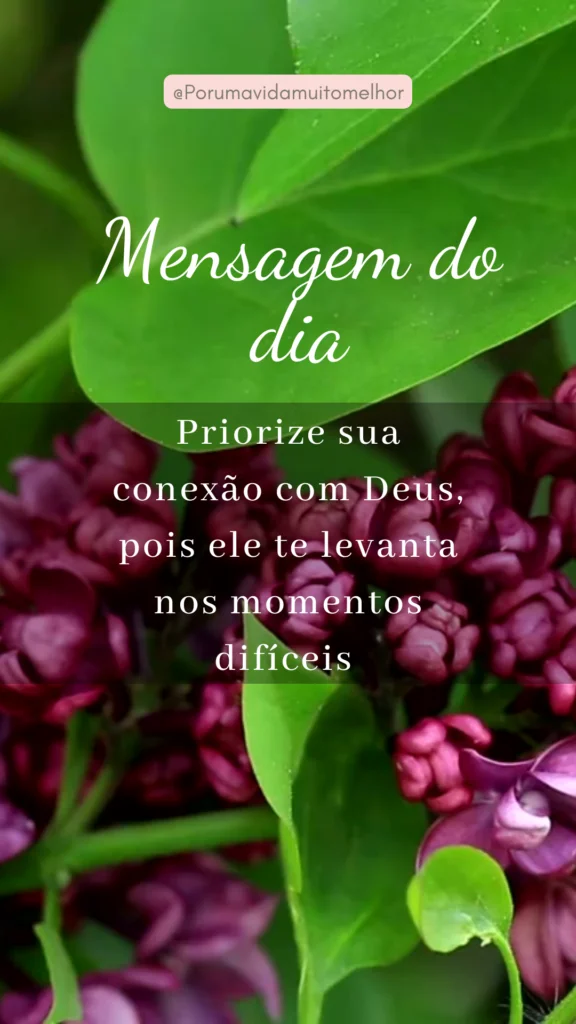 Mensagem de reflexão
