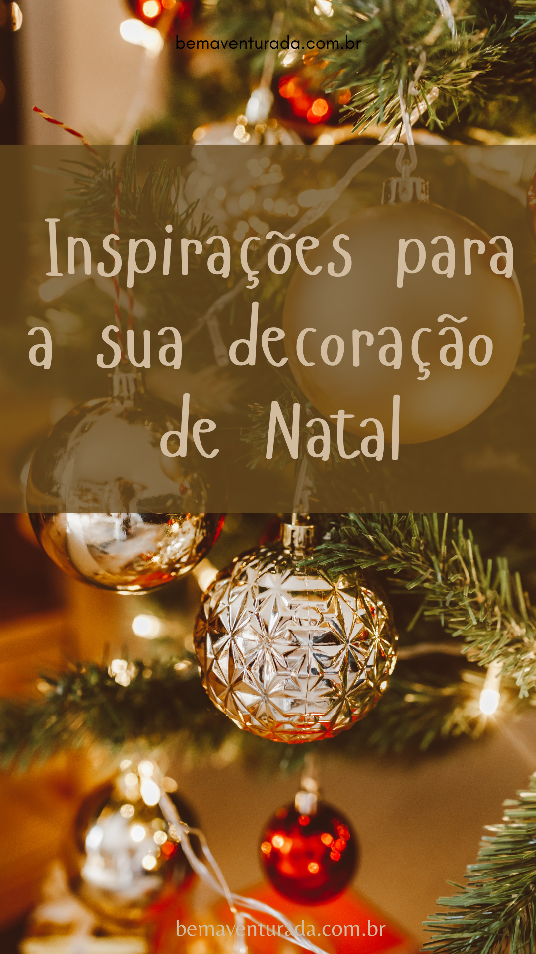 Inspirações para a sua decoração de Natal
