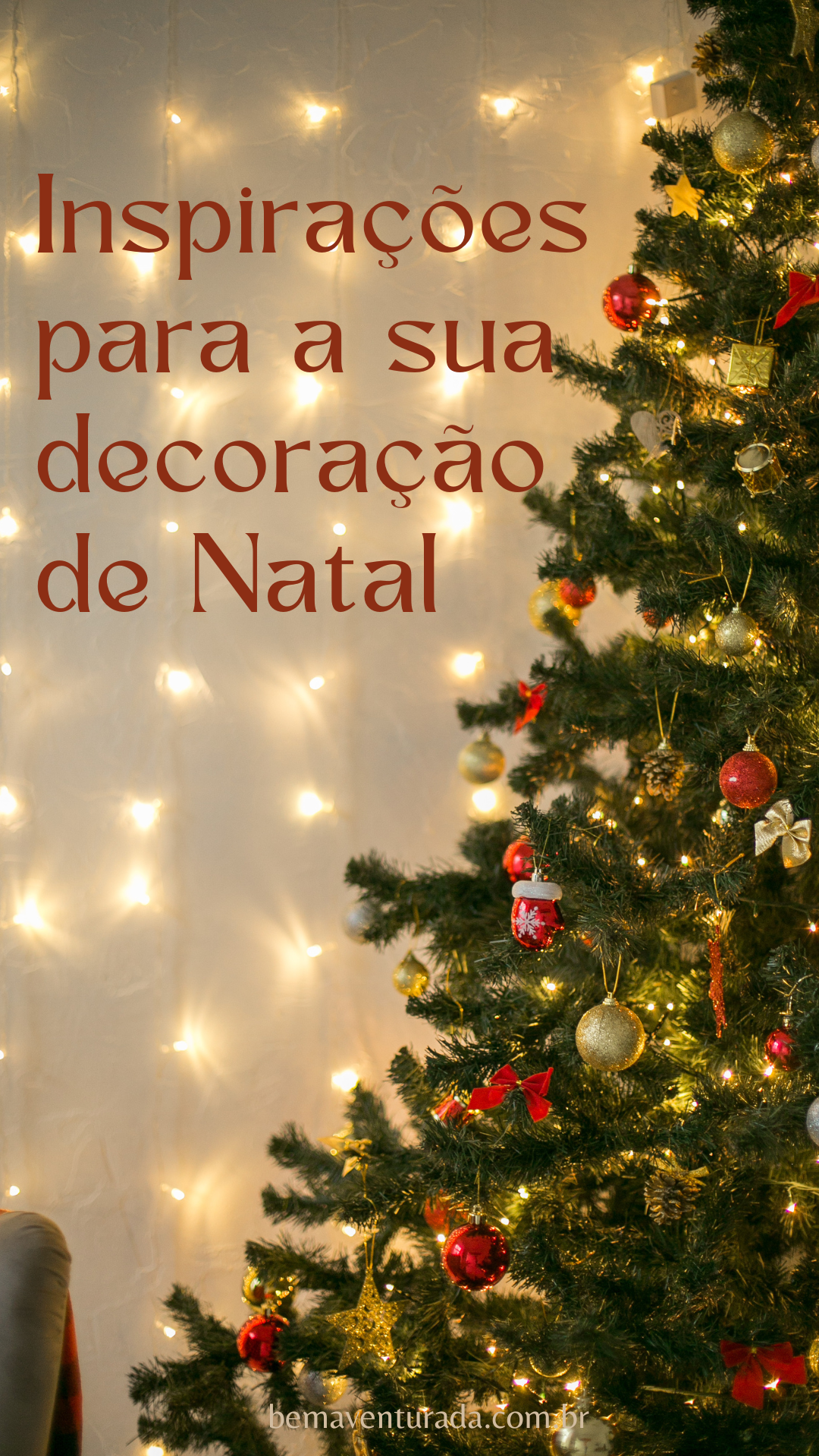 Inspirações para a sua decoração de Natal
