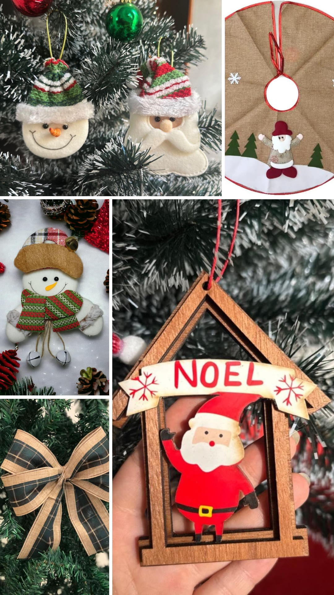 enfeites para árvore de Natal