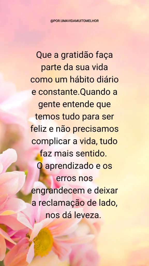 Mensagem de reflexão - Blog Bem-aventurada