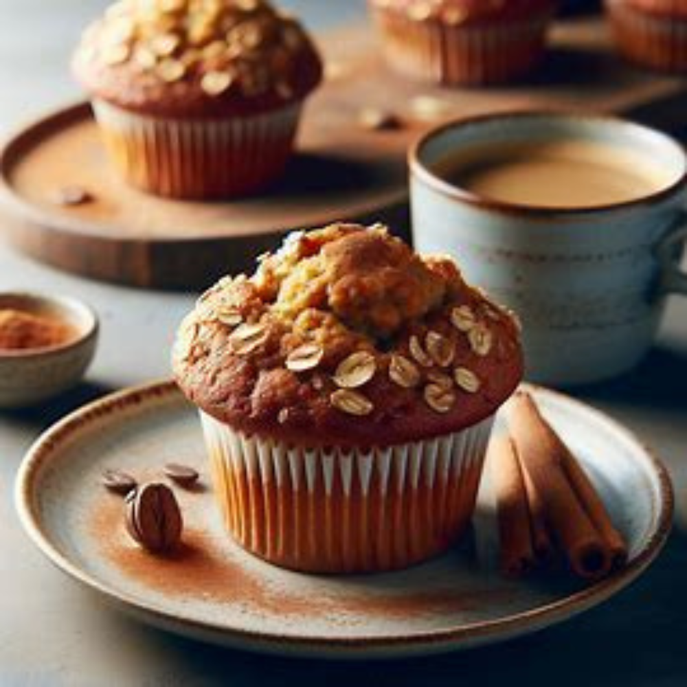 Receita sem açúcar - Muffins de banana e aveia