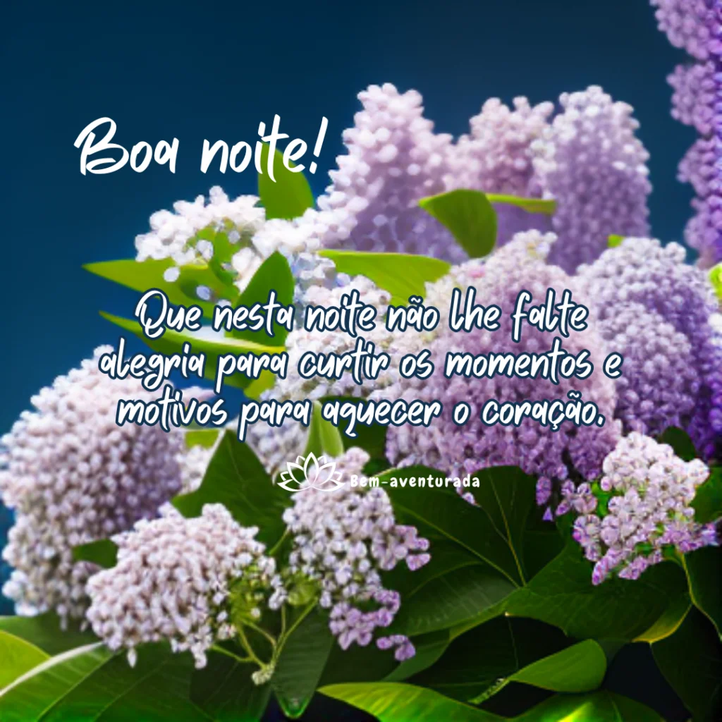 Mensagens de Boa noite