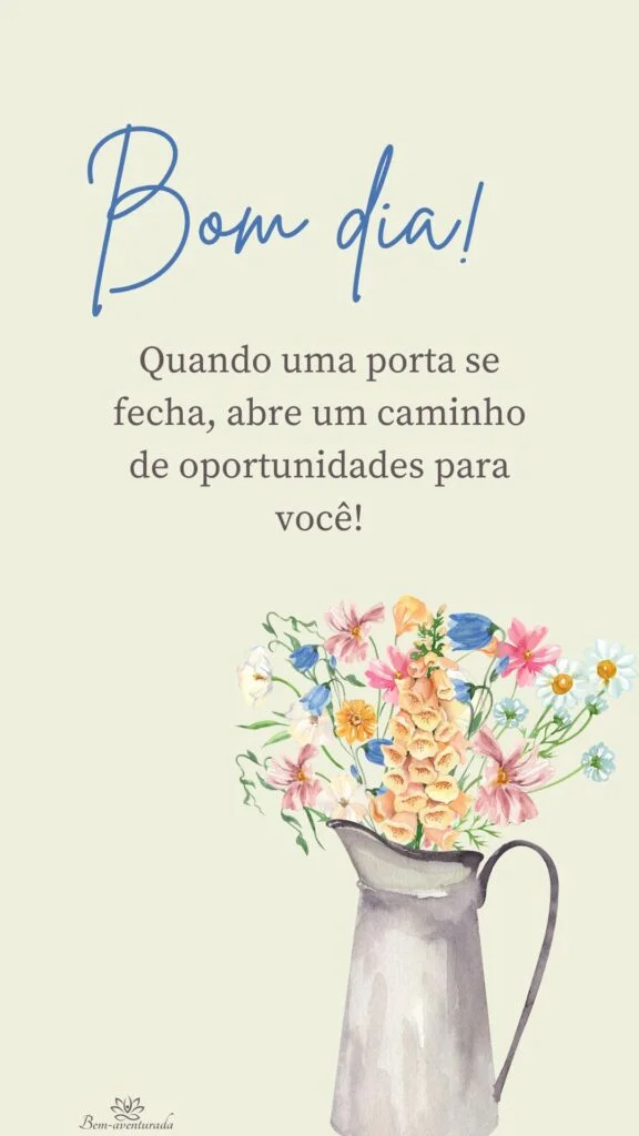 Mensagens de Bom dia - Blog Bem-aventurada