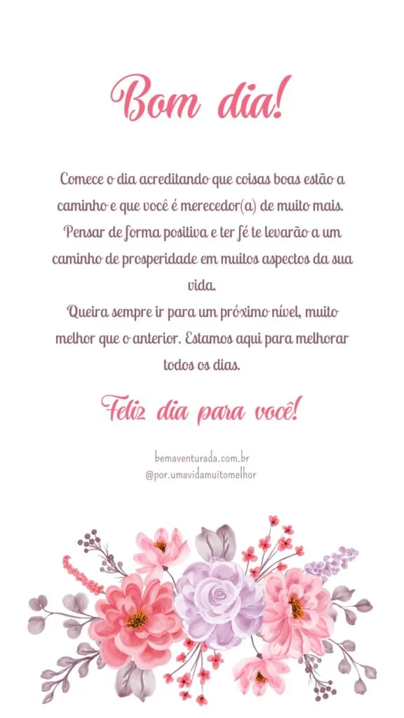 Mensagem de bom dia para hoje, 21 de janeiro de 2025 para Stories e Instagram