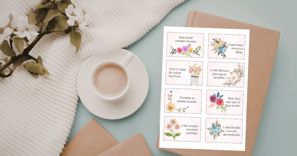 Cartões Motivacionais e Inspiradores