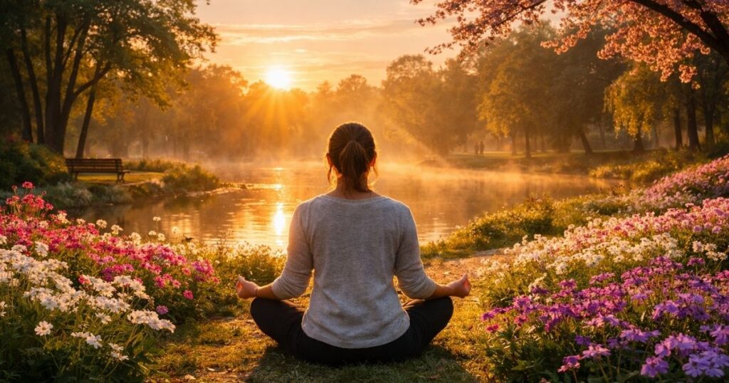 Ficar em siléncio, meditar, fortalece a sua fé