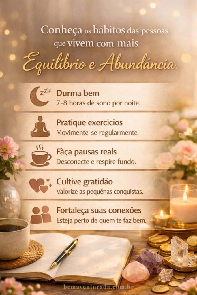 Dez Hábitos para uma Vida Próspera e Abundante